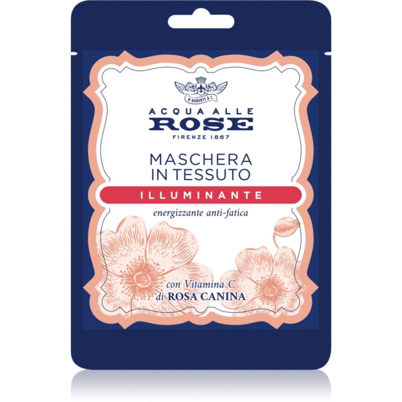 Acqua Alle Rose Illuminante озаряваща платнена маска 1 бр.