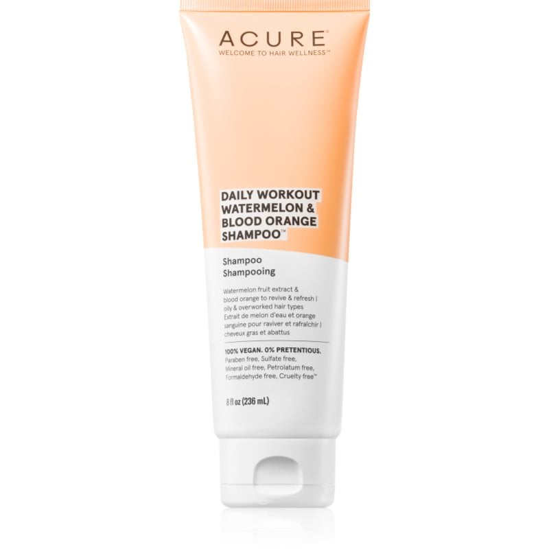 ACURE Daily Workout Watermelon & Blood Orange шампоан за възстановяване баланса на скалпа