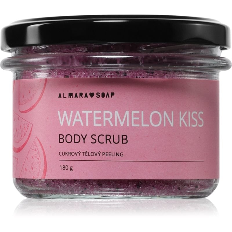 Almara Soap Body Scrub захарен скраб за тяло против целулит с аромат Watermelon Kiss 180 гр.