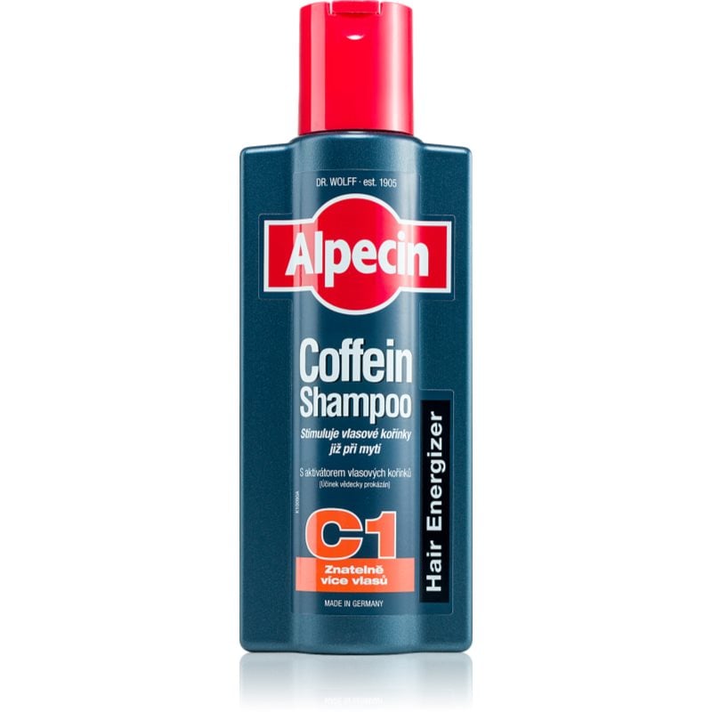 Alpecin Hair Energizer Coffein Shampoo C1 шампоан с кофеин за мъже стимулиращ растежа на косата