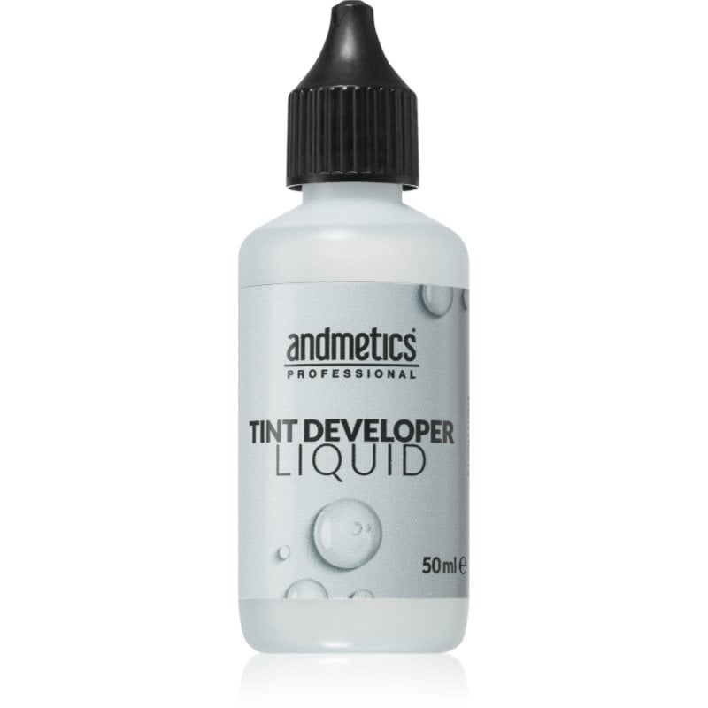 andmetics Professional Tint Developer Liquid активираща емулсия за боя за вежди и мигли