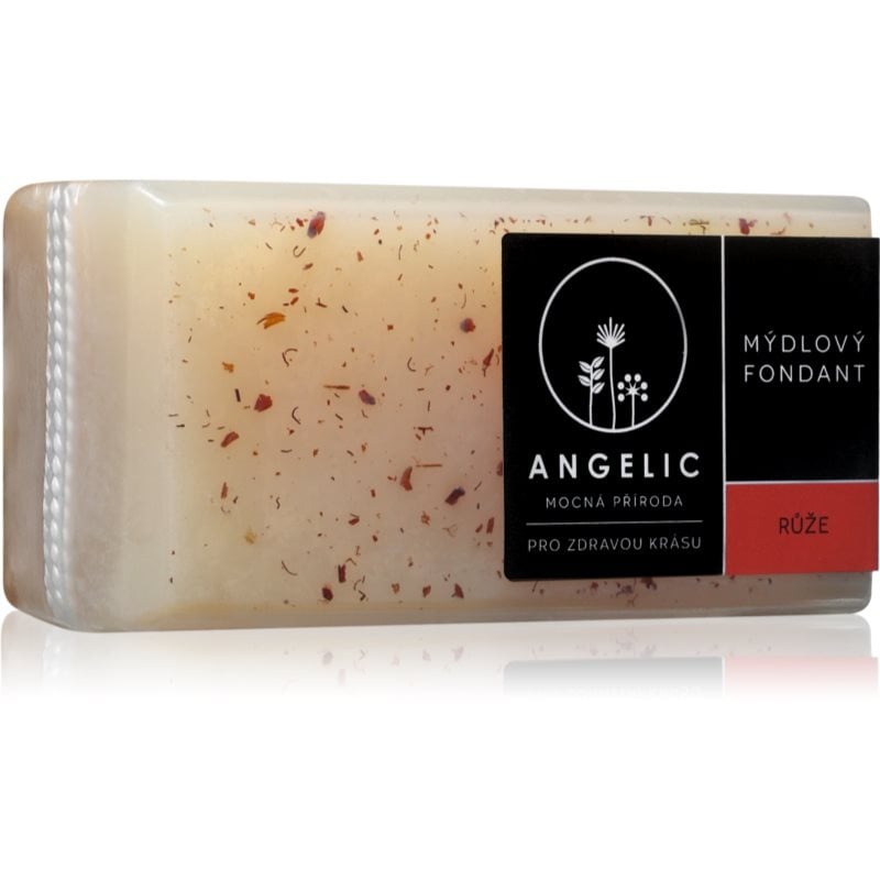 Angelic Soap fondant Růže екстра лек натурален сапун 200 гр.