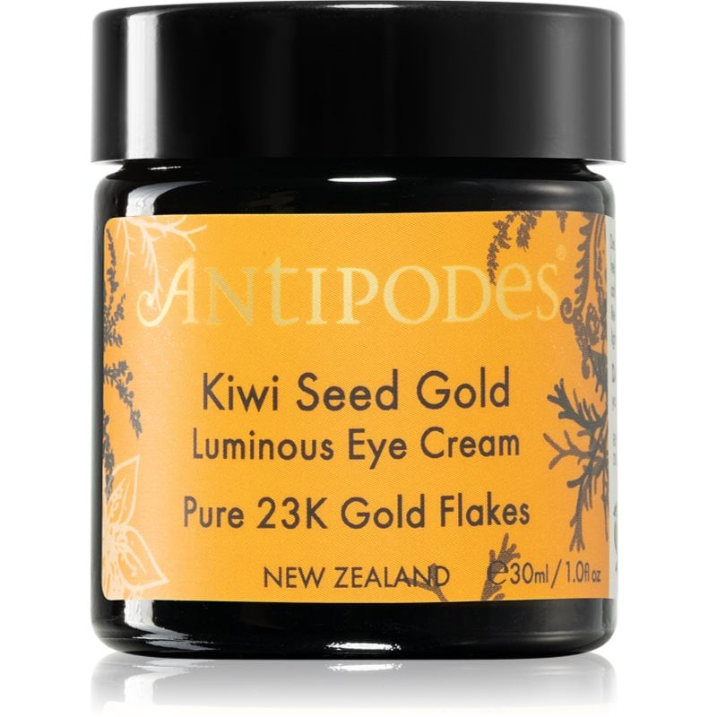 Antipodes Kiwi Seed Gold Luminous Eye Cream нежен очен крем със злато