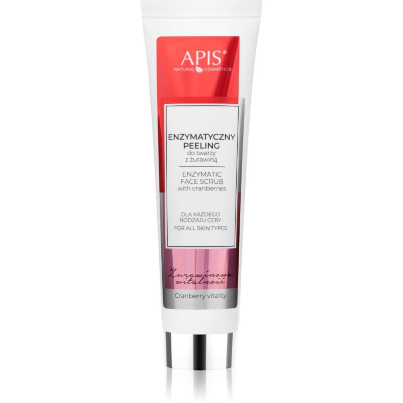 Apis Natural Cosmetics Cranberry Vitality нежен ензимен пилинг