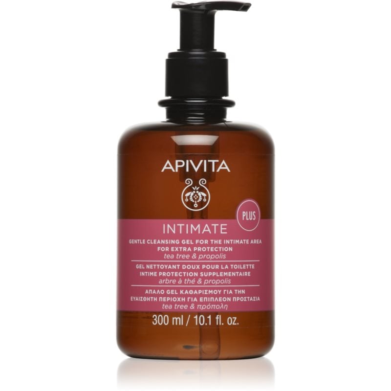 Apivita Intimate Plus Cleansing Gel нежен пенлив почистващ гел за интимна хигиена