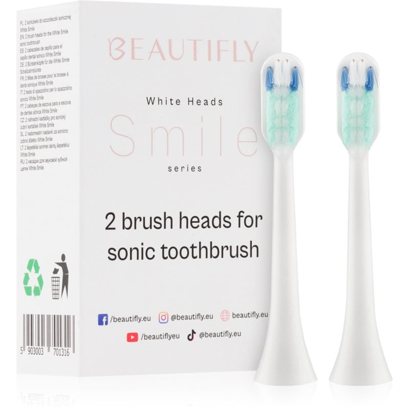 Beautifly White Smile Toothbrush Tips резервни глави за четка за зъби 2 бр.