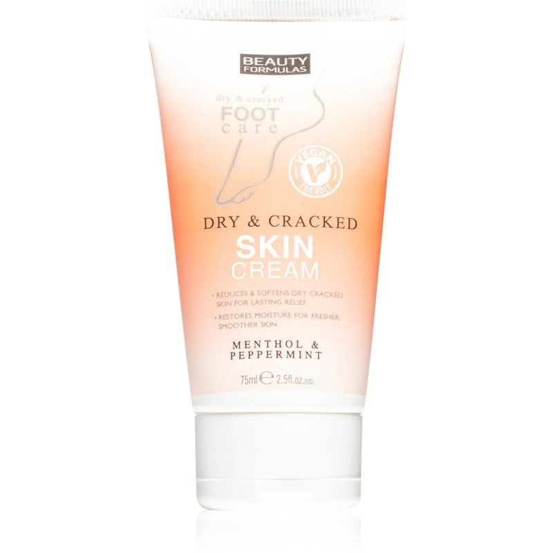 Beauty Formulas Menthol & Peppermint крем за крака за суха и напукана кожа