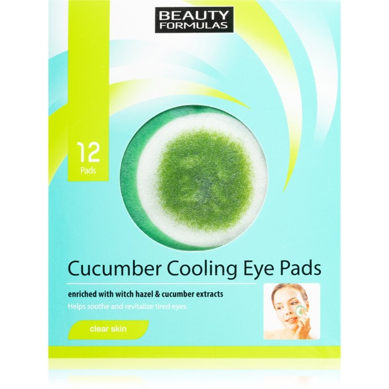 Beauty Formulas Clear Skin Cucumber Cooling регенерираща маска за очи 12 бр.