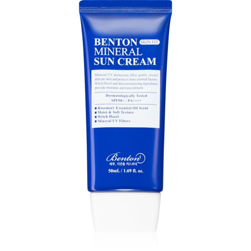 Benton Skin Fit Mineral минерален слънцезащитен флуид за лице SPF 50+