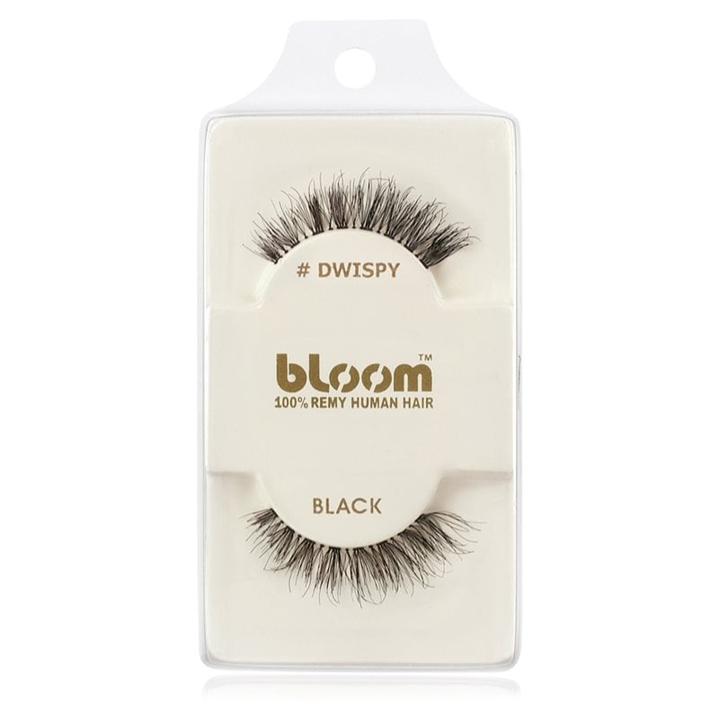 Bloom Natural изкуствени мигли от естествен косъм (Dwispy, Black) 1 см