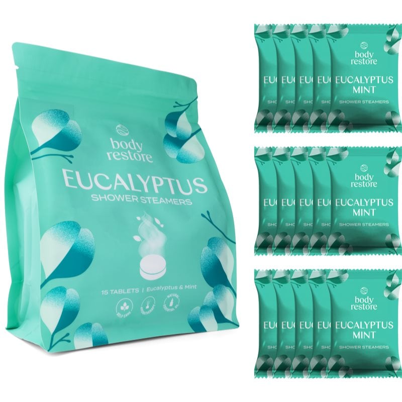Body Restore Eucalyptus & Mint Shower Steamers таблетки за душ 15 бр.