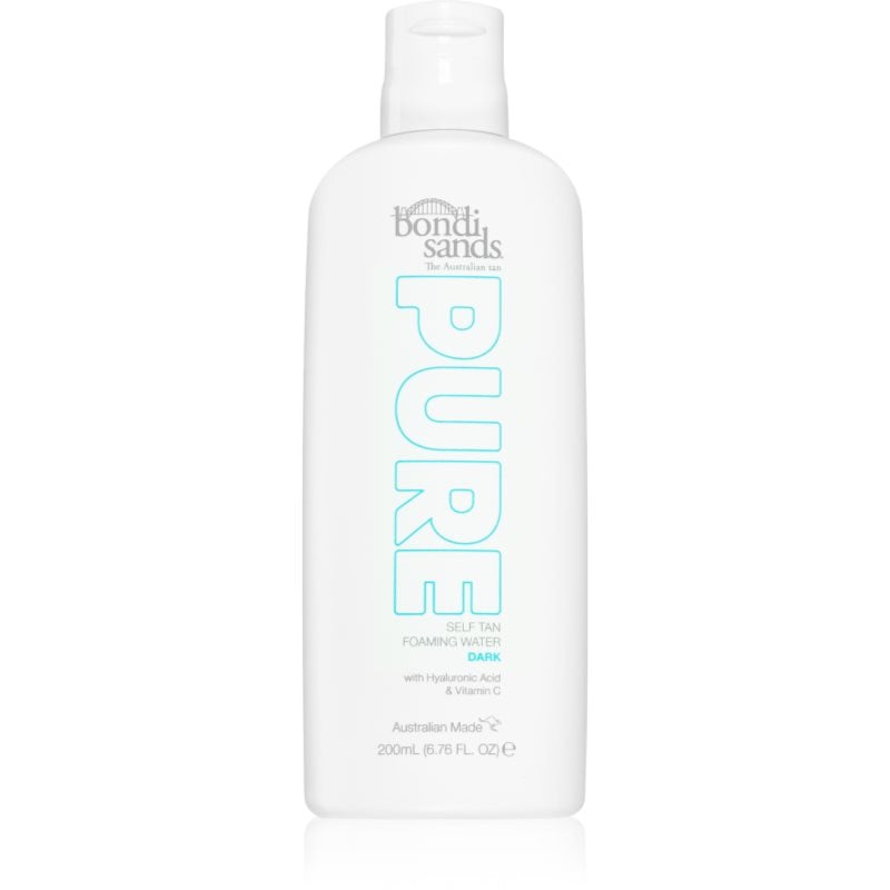Bondi Sands Pure Self Tan Foaming Water Dark автобронзант-мус с хидратиращ ефект