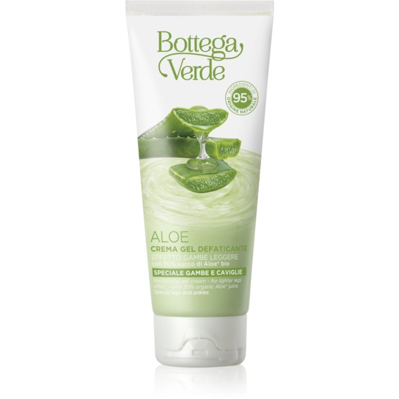Bottega Verde Aloe Vera хидратиращ и успокояващ гел крем за уморени крака
