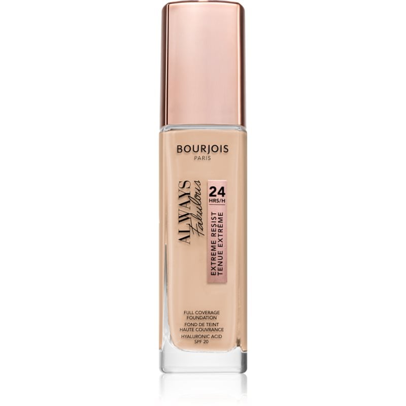 Bourjois Always Fabulous дълготраен фон дьо тен SPF 20 цвят 110 Vanille Clair