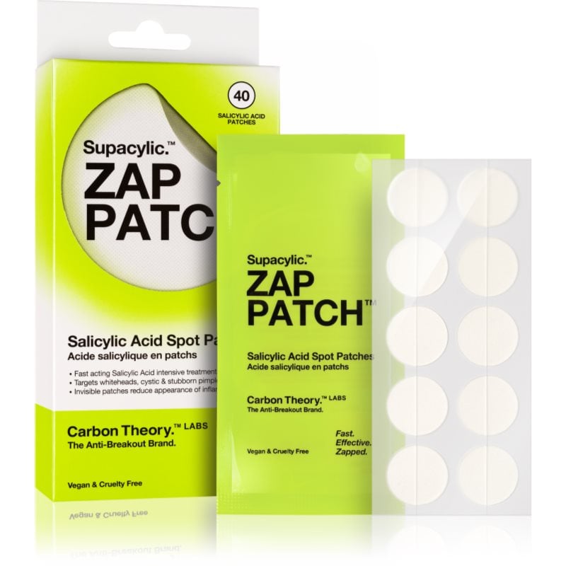 Carbon Theory Zap Patch лепенки за проблемна кожа против акне 40 бр.