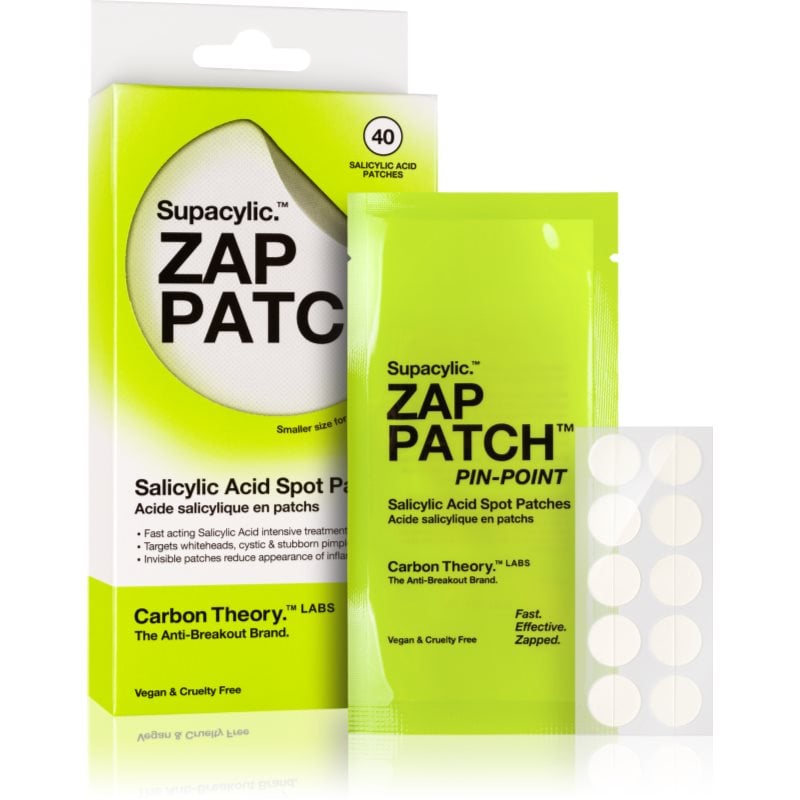 Carbon Theory Zap Patch Pin Point лепенки за проблемна кожа против акне 40 бр.