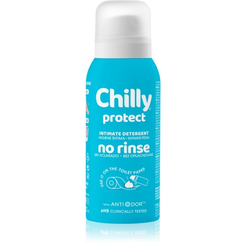 Chilly Protect No Rinse почистваща пяна за интимна хигиена