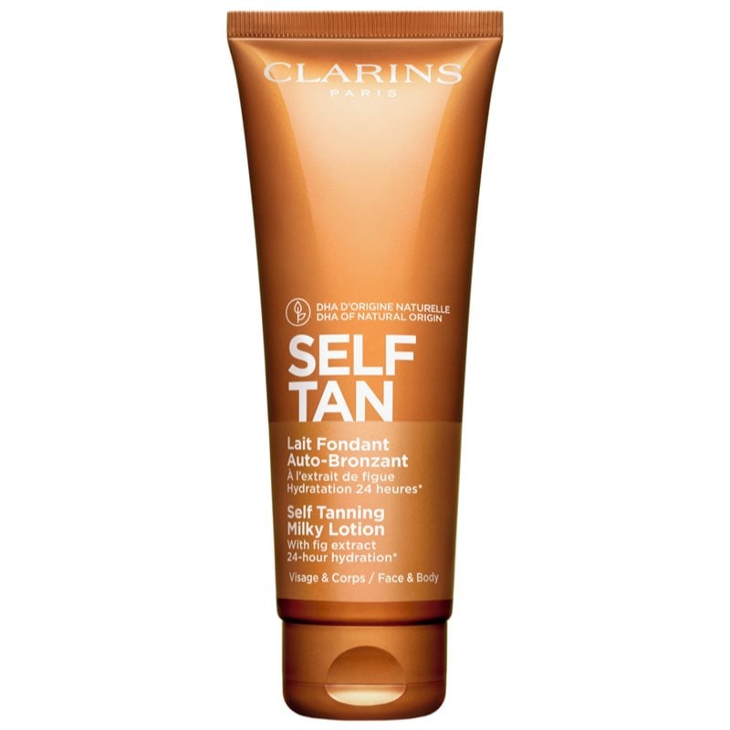 Clarins Self Tan Milky Lotion бронзиращ лосион за тяло и лице
