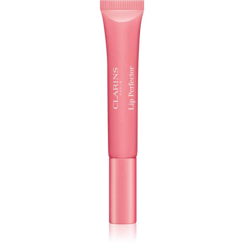 Clarins Lip Perfector Shimmer блясък за устни с хидратиращ ефект цвят 01 Rose Shimmer