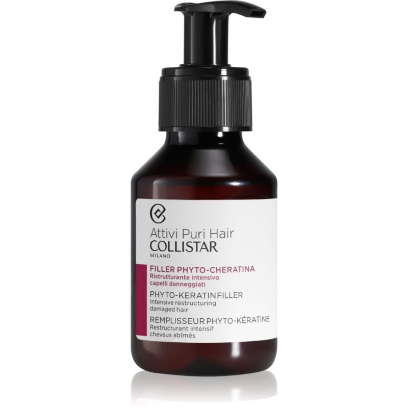 Collistar Hair Collistar Phyto-Keratin Filler Intensive Restructuring грижа за използване преди нанасянето на шампоан с кератин