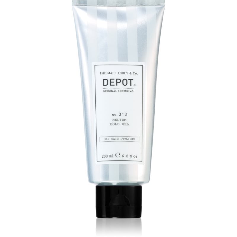 DEPOT 300 HAIR STYLING NO. 313 MEDIUM HOLD GEL гел за коса за фиксиране и оформяне