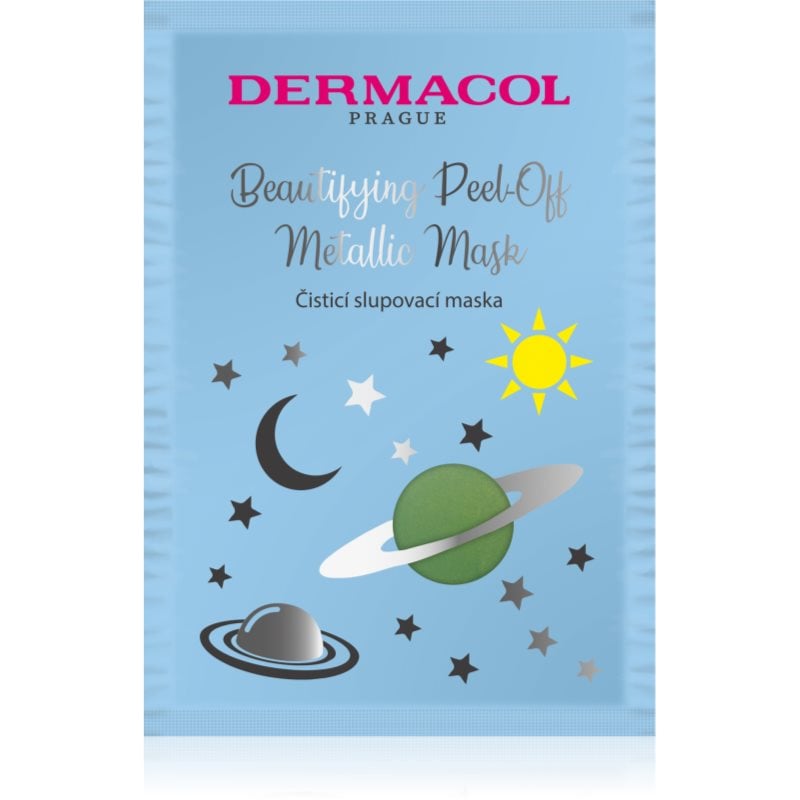 Dermacol Beautifying Peel-Off Metallic Mask отлепваща се маска за дълко почистване