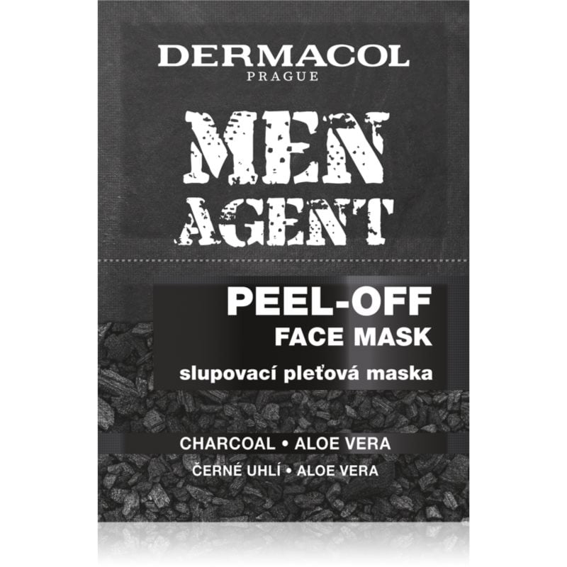 Dermacol Men Agent отлепяща се маска против черни точки с активен въглен за мъже