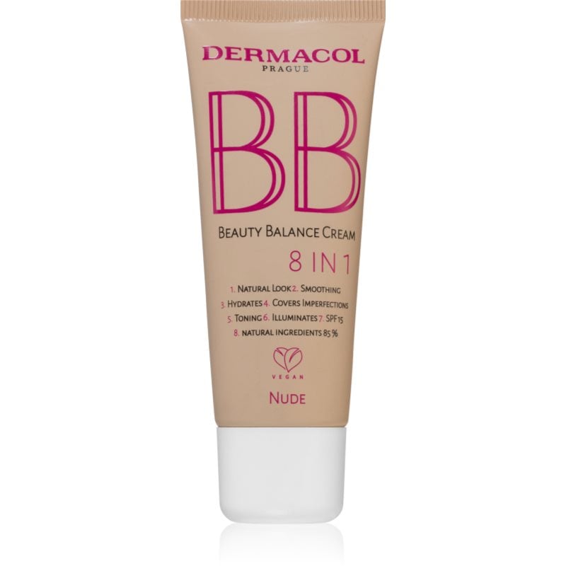 Dermacol Beauty Balance BB крем с хидратиращ ефект SPF 15 N.2 Nude