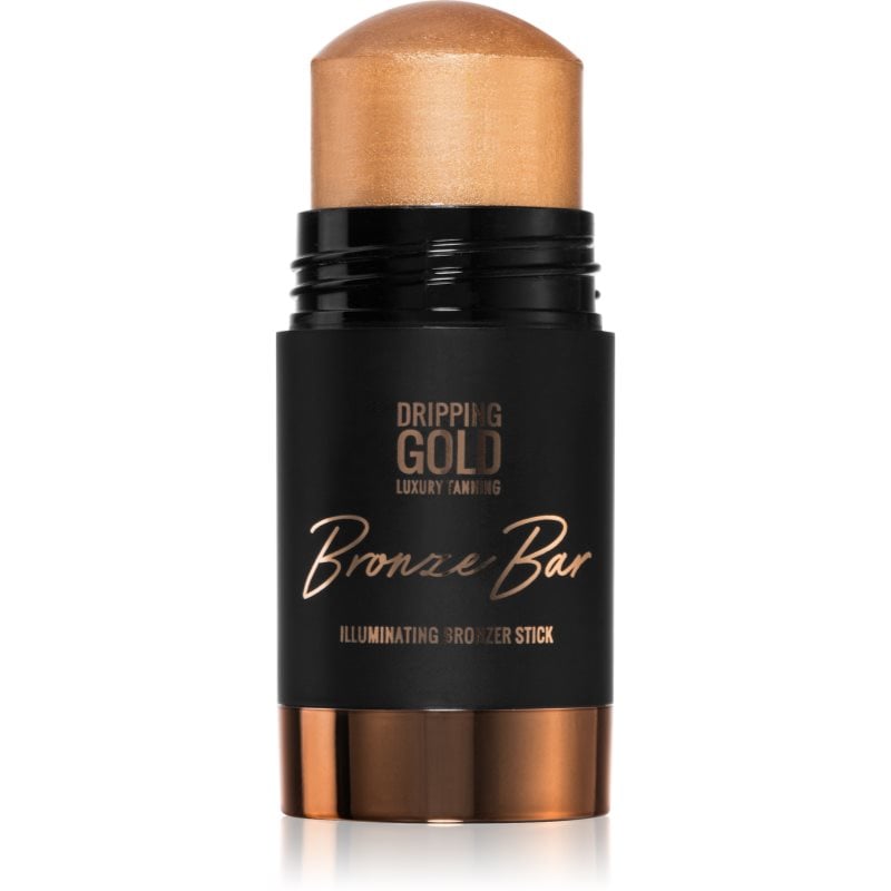 Dripping Gold Luxury Tanning Illuminating Stick озаряващ бронзър за лице и тяло цвят Bronze 36 гр.