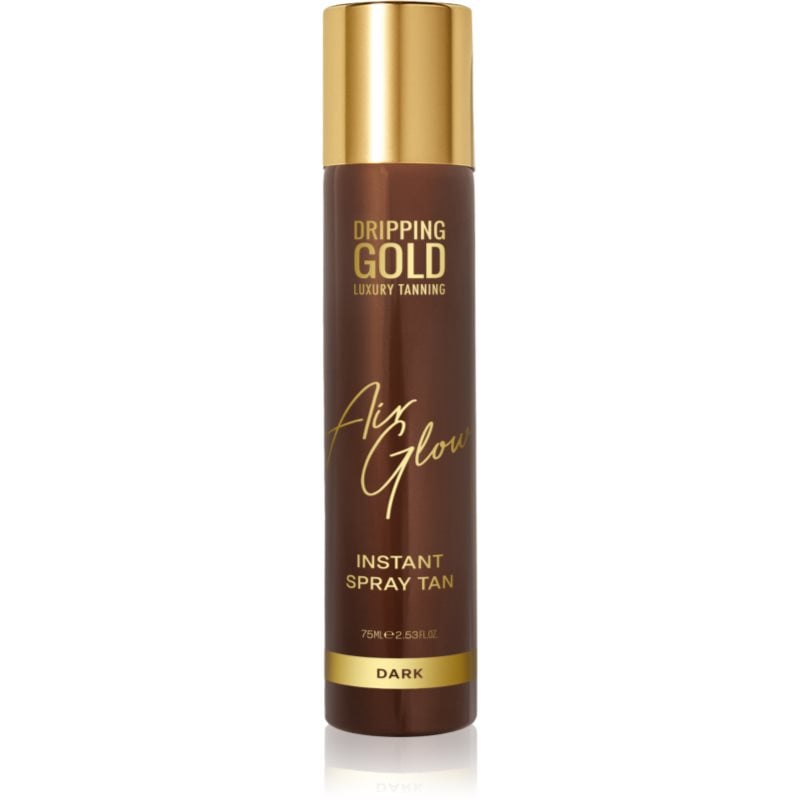 Dripping Gold Air Glow Instant Spray Tan автобронзиращ спрей цвят Dark