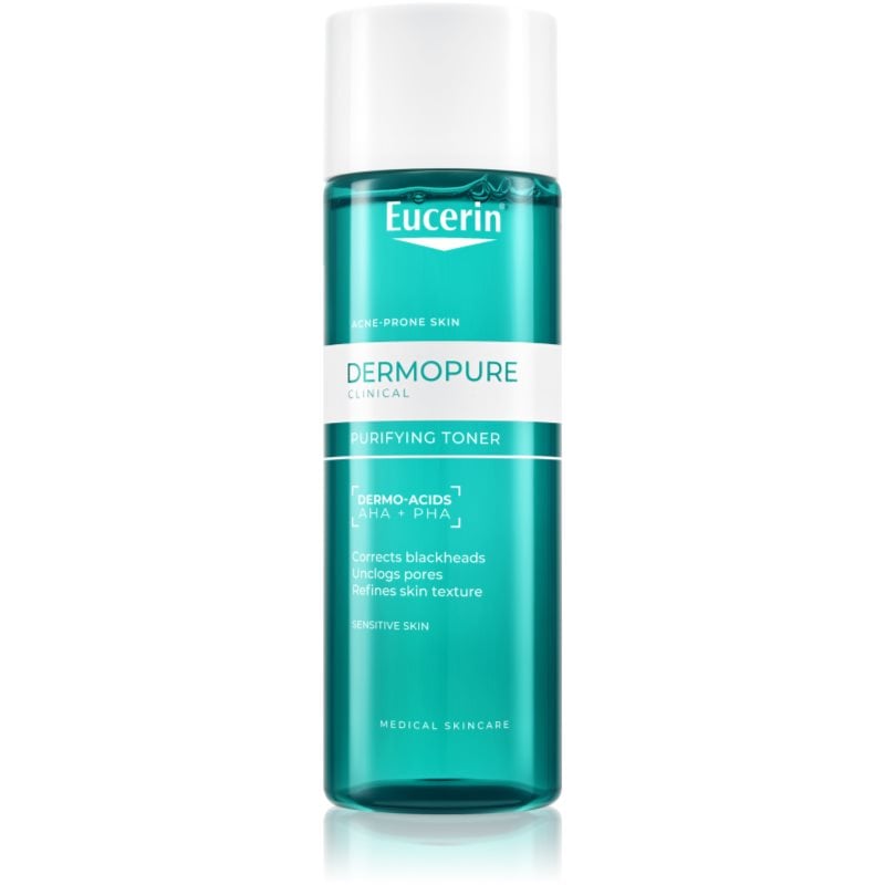 Eucerin DermoPure Clinical Purifying Toner почистващ тоник против несъвършенствата на акнозна кожа