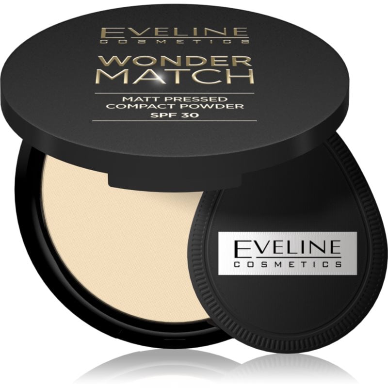 Eveline Cosmetics Wonder Match компактна пудра SPF 30 цвят 01 8 гр.