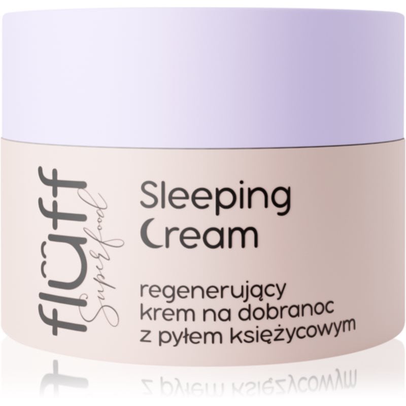 Fluff Superfood Sleeping Cream нощен регенериращ крем Moonmilk