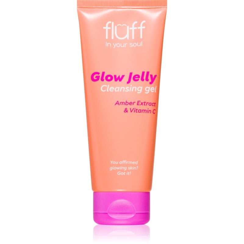 Fluff Glow Jelly почистващ гел за лице с витамин С