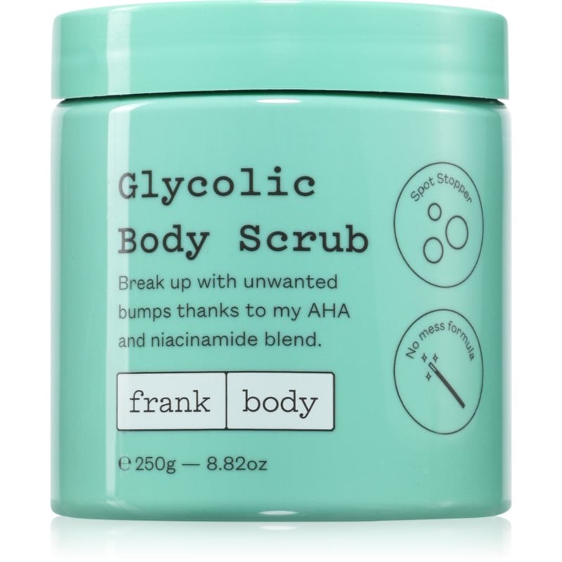 Frank Body Glycolic пилинг за тяло s AHA 250 гр.