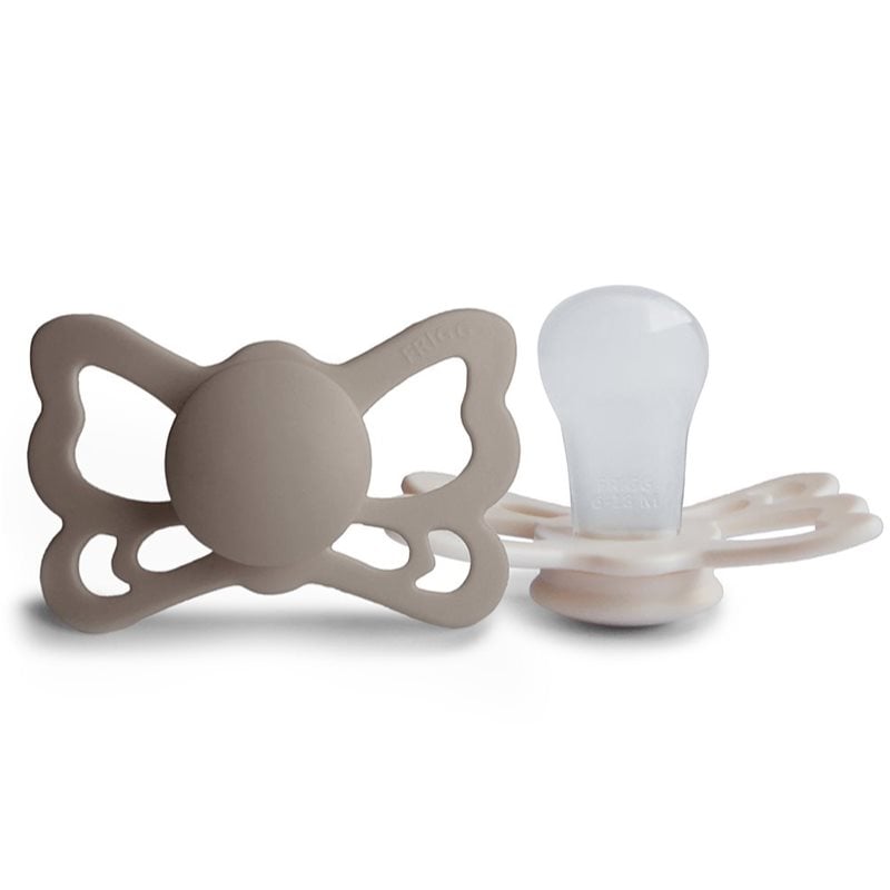 FRIGG Butterfly Size 2:6-18 months биберон Portobello/Cream 2 бр.