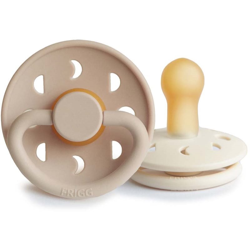 FRIGG Moon Phase Size 2:6-18 months биберон Cream/Croissant 2 бр.