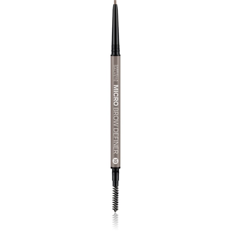 Gabriella Salvete Micro Brow Definer прецизен молив за вежди с четка цвят 10 0.08 гр.