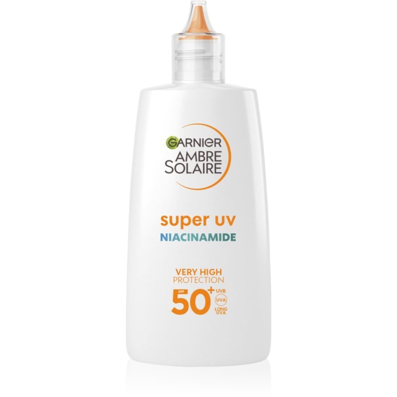 Garnier Ambre Solaire Super UV Niacinamide лек защитен флуид против несъвършенства на кожата SPF 50+