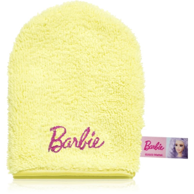 GLOV Barbie Water-only Cleansing Mitt ръкавици за почистване на грим тип Baby Banana 1 бр.