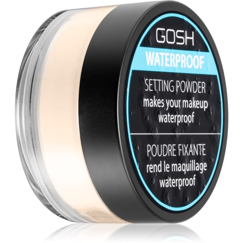 Gosh Waterproof Setting Powder водоустойчива фиксираща пудра цвят 001 Transparent 7 гр.