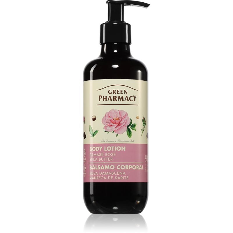 Green Pharmacy Damask Rose & Shea Butter Body Lotion подхранващ лосион за тяло