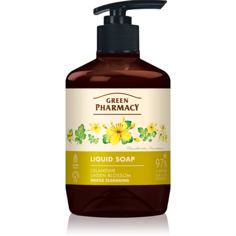 Green Pharmacy Celandine Hand Soap течен сапун