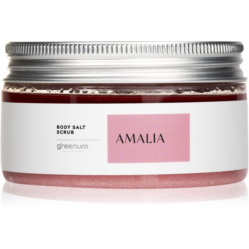 Greenum Salt Scrub скраб със сол за тяло с аромат Amalia 320 гр.