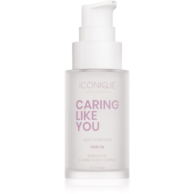 ICONIQUE Professional CARING LIKE YOU Deep Hydration хидратиращо олио за суха и увредена коса