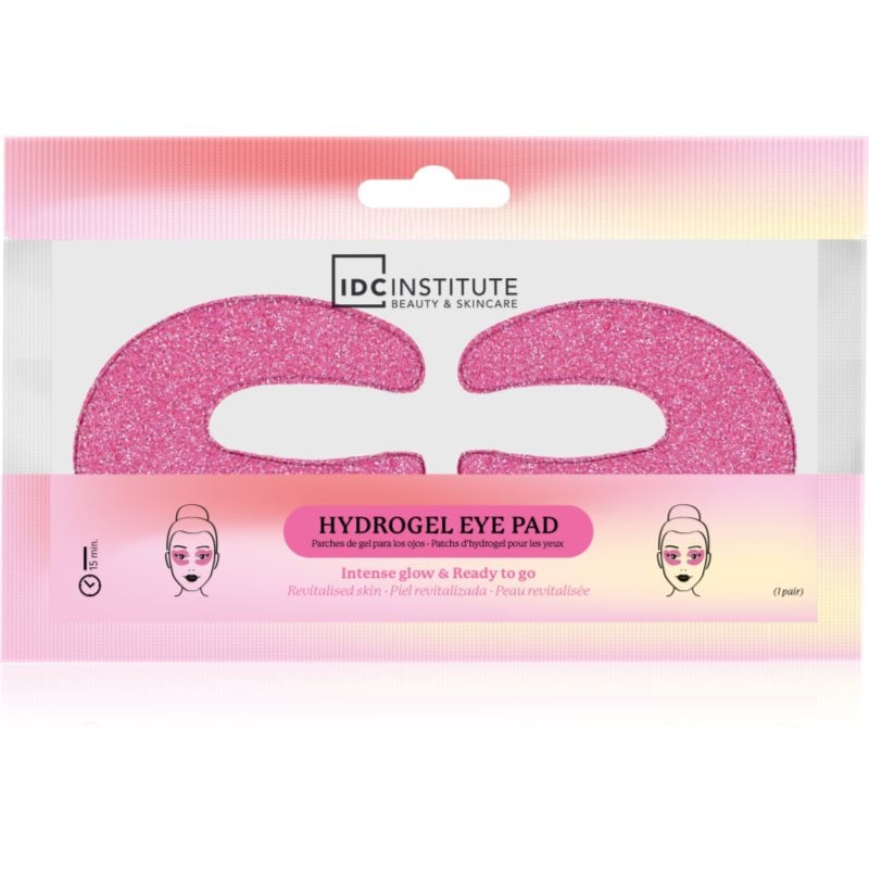 IDC Institute C Shaped Glitter Eye Pink маска за околоочната зона 1 бр.