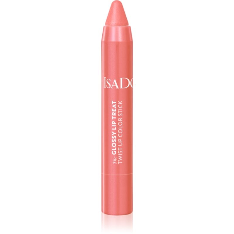 IsaDora Glossy Lip Treat Twist Up Color овлажняващо червило цвят 09 Beach Peach 3,3 гр.