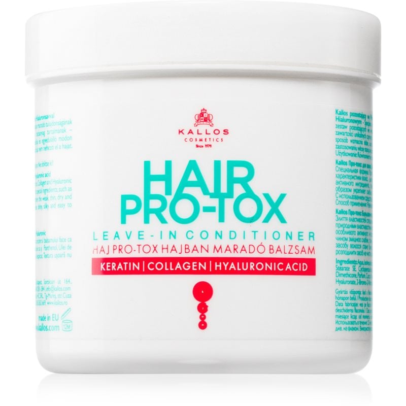 Kallos Hair Pro-Tox балсам без отмиване за суха и увредена коса