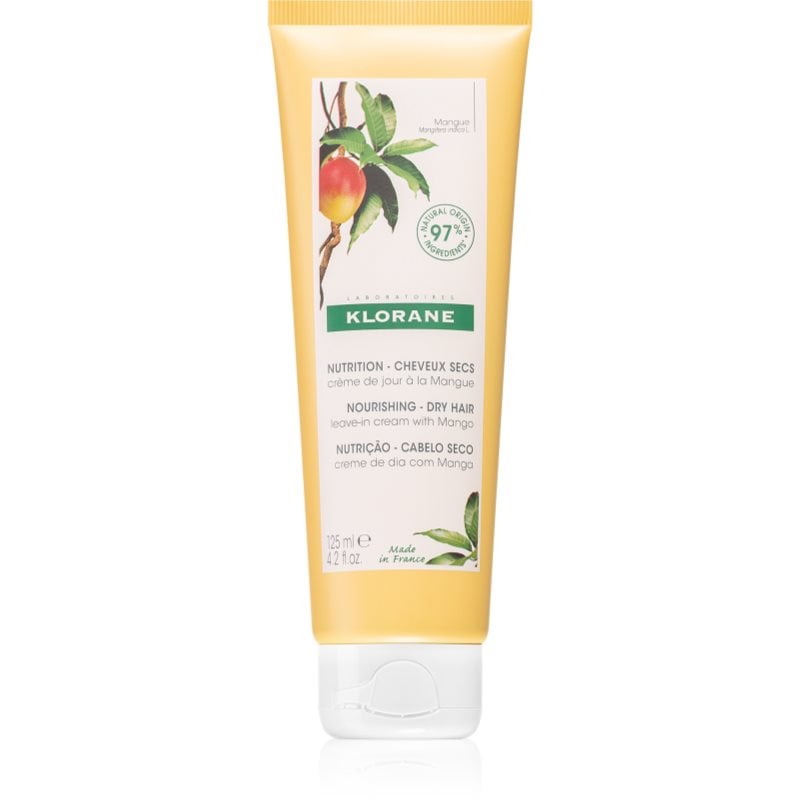 Klorane Mango Leave-in Cream Dry Hair крем без отмиване за подхранване и хидратация