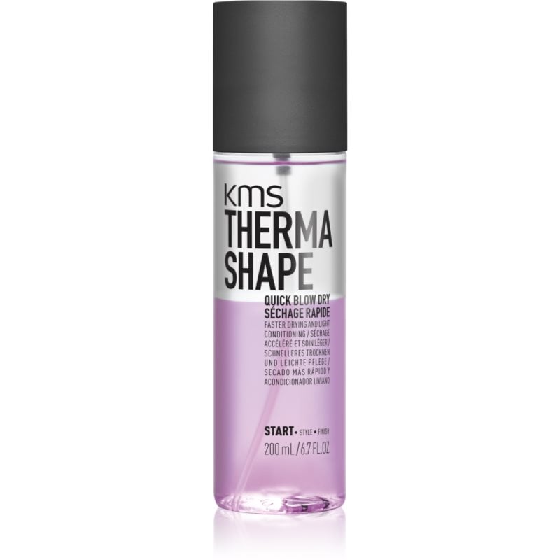 KMS Thermashape Quick Blow Dry стилизиращ защитен спрей за коса за по-бързо оформяне на прическата със сешоар